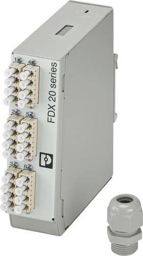 Phoenix Contact LWL-Spleißbox FOC-FDX20-PP-LCQ6-OM2-PT9 in Grau - Bild 1