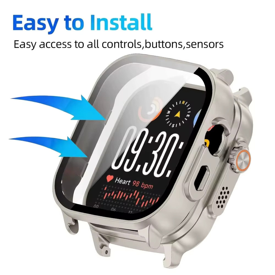 Realme Armbandzubehör, Silikonband und Hülle, Schwarz, Realme Watch 5 - Bild 2