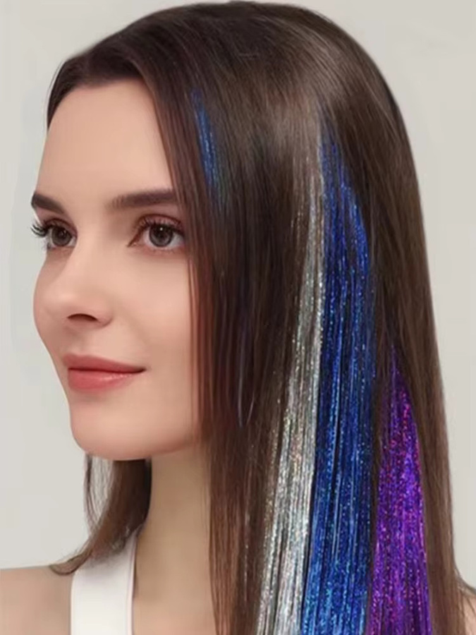 Lansa Haar-Lametta-Set, Regenbogenfarben, Damen - Bild 7