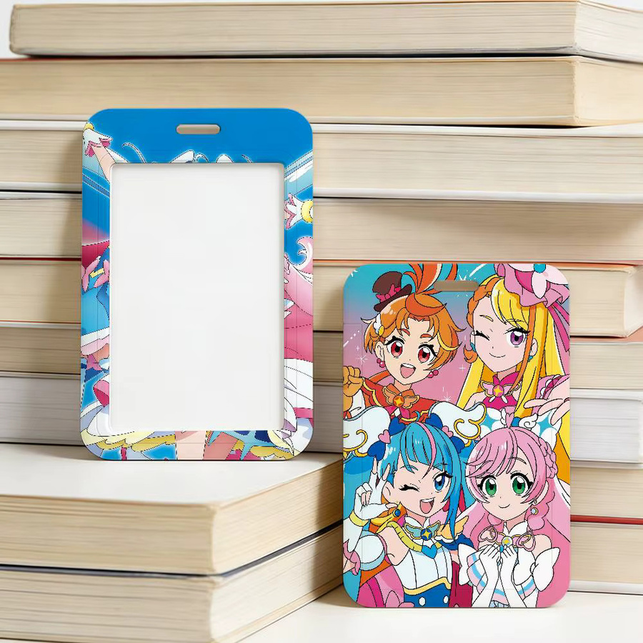 Anime H-Hirogaru Sky Pretty Cure Precure Schiebe-Kartenhalter für ID-Namensschilder und Buskarten in Multicolour aus Kunststoff - Bild 3