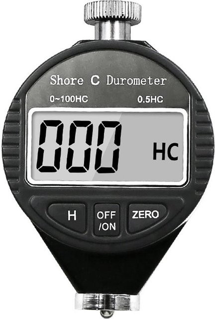 Digitales Härteprüfgerät Kkmoon Durometer mit LCD Display für Reifen, Kunststoff und Gummi, Farbe: Schwarz - Bild 1