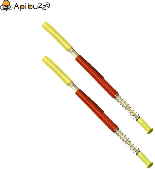 Apibuzz 20-teiliges chinesisches Pfropfwerkzeug mit Bambuskopf in Beige zur Veredelung von Königinnenzellen für die Bienenhaltung - Bild 1