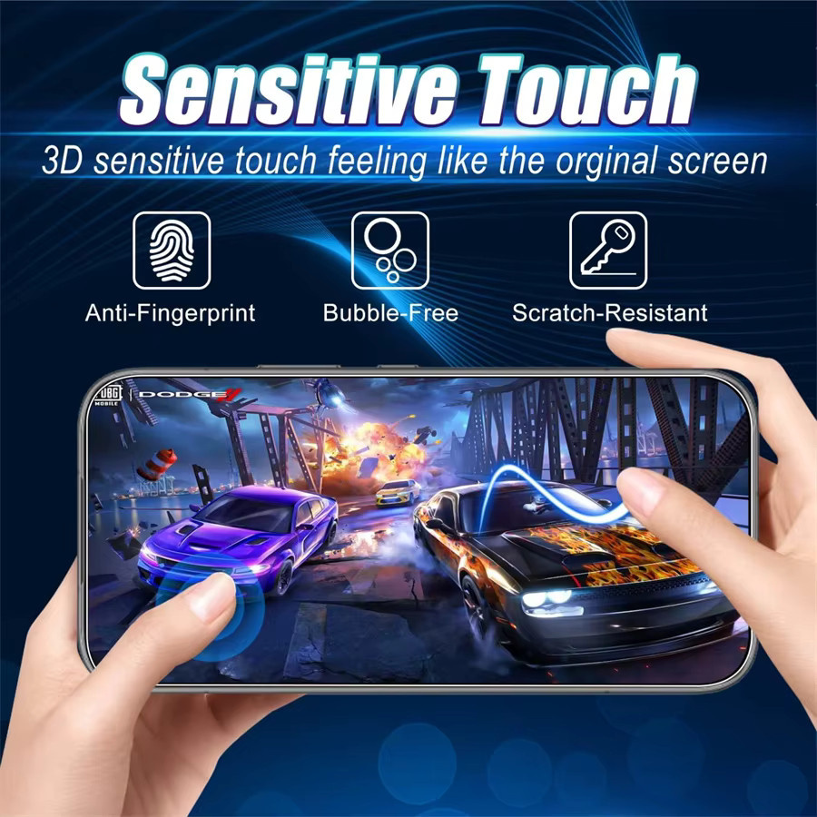 2/4 Stück Displayschutzfolie aus gehärtetem Glas für Xiaomi Mi 17T, 15T und 14T Pro, transparent, kompatibel mit Fingerabdruck-Entsperrung - Bild 3