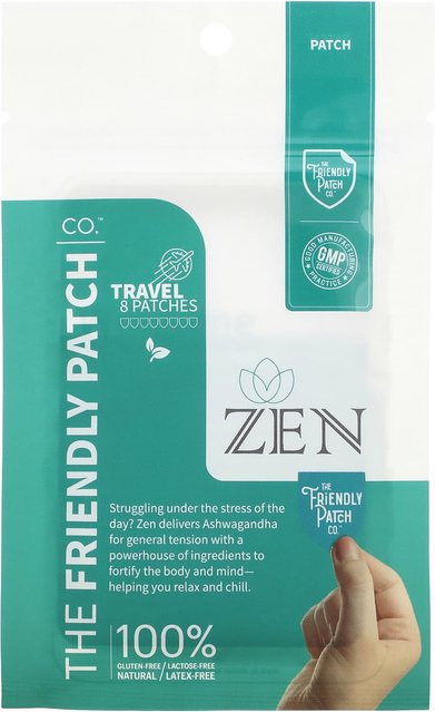 The Friendly Patch Zen-Stress-Patch, 8 Packungen, White - Bild 1