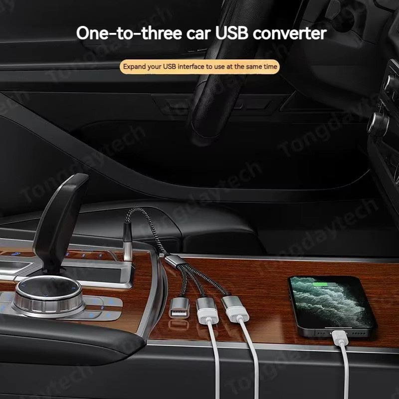 4-Port USB-C Hub OTG-Adapter für schnelle Datenübertragung mit MacBook Pro, Air und Multi-Geräten - Bild 6