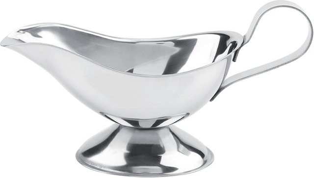 DIYelecs Edelstahl Saucenboot für Steak und Gewürze, Silber, 295,7 ml - Bild 1