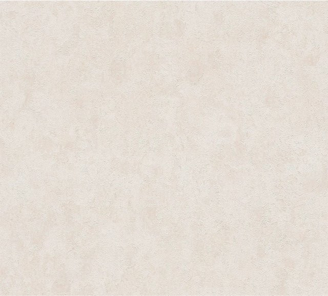 A.S. Création Vliestapete Uni Putzoptik in Beige, B: 0,53 m x L: 10,05 m - Bild 1
