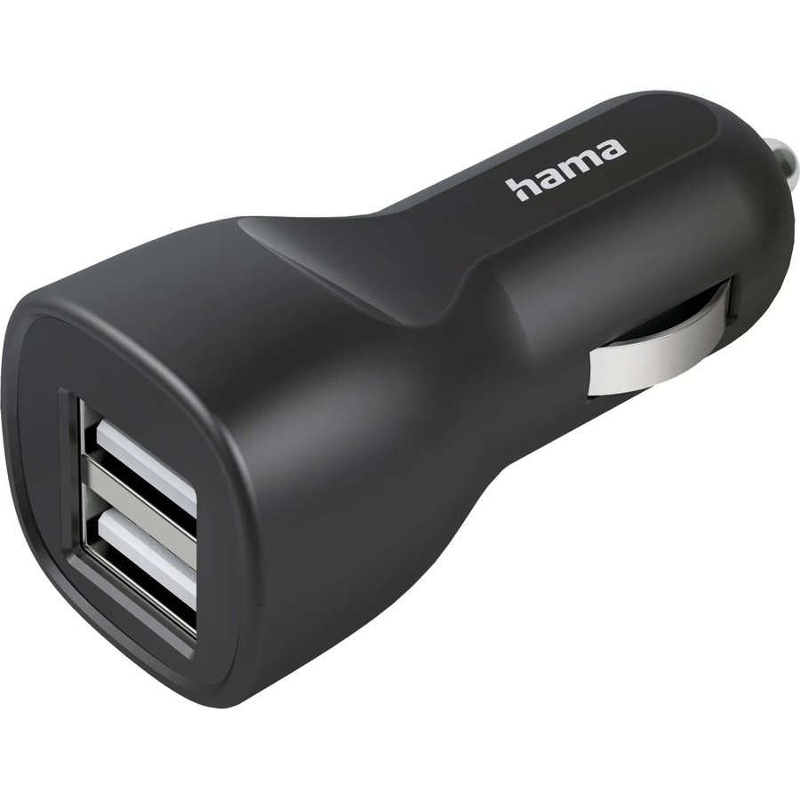 Hama Auto-Ladegerät mit 2 USB-A-Buchsen 12 W Schwarz - Bild 2