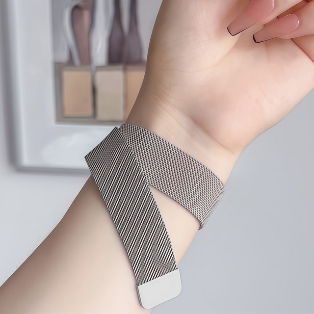 Milanaise-Armband für Xiaomi Redmi Watch 5 Active, Edelstahl, 20 mm-22 mm - Bild 1