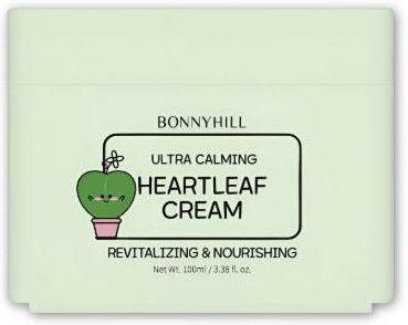 BONNYHILL Heartleaf Cream, Gesichtscreme mit Kollagen und Niacinamid, 100 ml - Bild 1