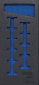 BGS Werkstattwageneinlage 1/3 in Schwarz aus Kunststoff für Art. 4059 - Bild 1