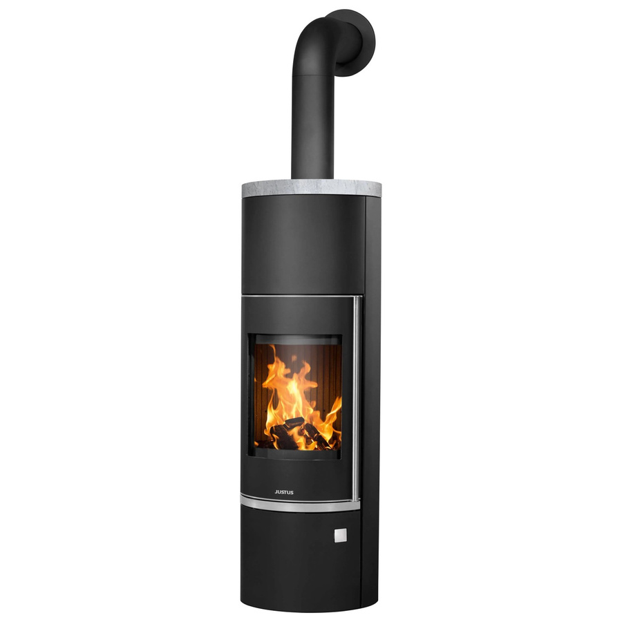 Justus Faro Aqua 2.0 Kaminofen mit Speckstein in Schwarz-Grau mit 8,5 kW Leistung - Bild 2