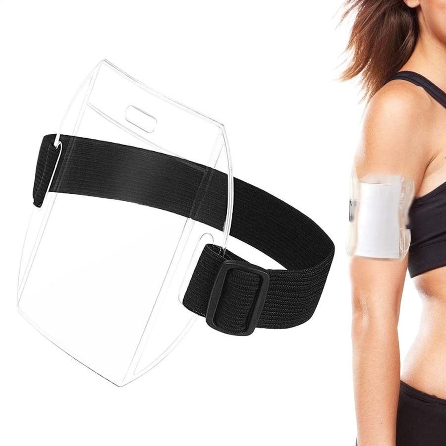 Armband für Ausweise, PVC-Kartenhalter, transparent, Unisex - Bild 2