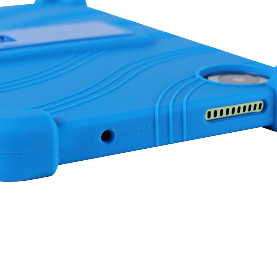Kinderfreundliche Silikonhülle mit verstellbarem Ständer für Lenovo Tab K9 und Tab One 8,7 Zoll (TB305FU) in Blau oder Grün - Bild 4