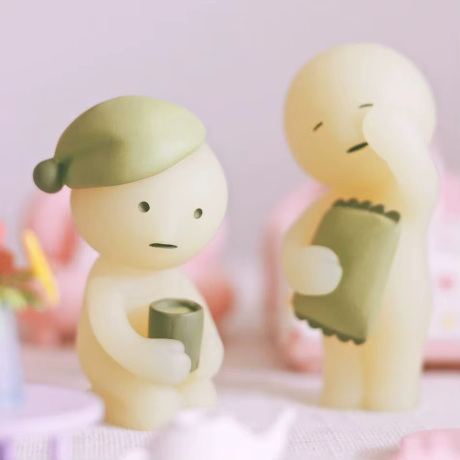 Bandai Schlafzimmer-Serie Blindbox Actionfiguren, Grün, Nachtleuchtend - Bild 2