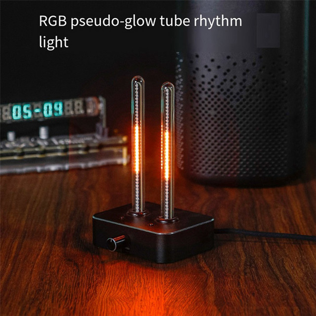 ABNL Retro Pseudo-Nixie Tube IN9 Elektronische Röhre Musik Spektrum Meter Desktop Ornament in Schwarz - Bild 1