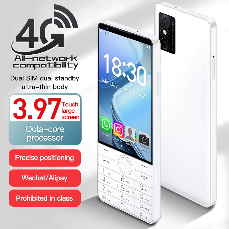 DOOV R70 Pro 4G Smartphone mit Android, 4 Zoll Touchscreen, 6 GB RAM und 128 GB Speicher, 16 MP Kamera, Farben: Grau oder Weiß - Bild 4