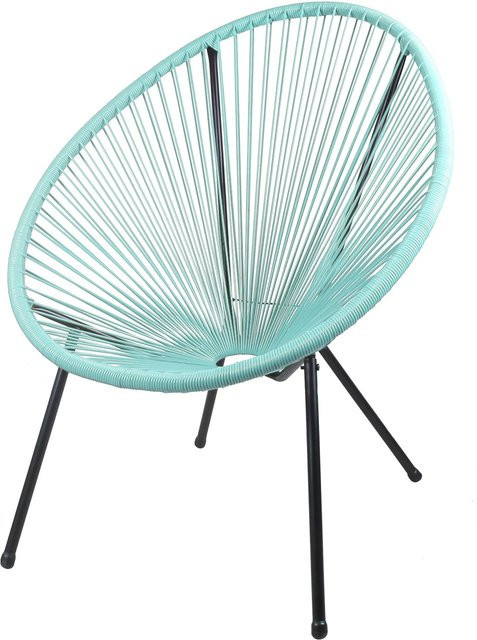 Garden Pleasure Relaxsessel DALIDA 2er Set aus Stahl in Mint/Türkis - Bild 1