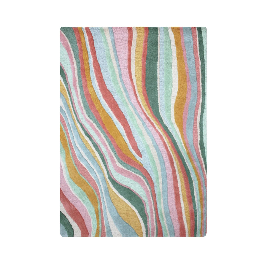 Flair Rugs Wollteppich Abstract Flow Mehrfarbig B: 120 cm, T: 170 cm - Bild 2