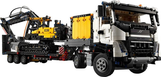 Lego Technic Volvo FMX LKW mit EC230 Electric Raupenbagger Konstruktionsspielzeug - Bild 3