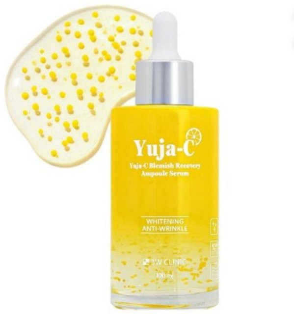 3W CLINIC Yuja Samen Ampullen-Serum, 100 ml, Unreine Haut/Akne - Bild 1