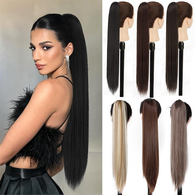 Manetique Haartextur Verlängerung Pferdeschwanz, Synthetisch, Damen - Bild 1