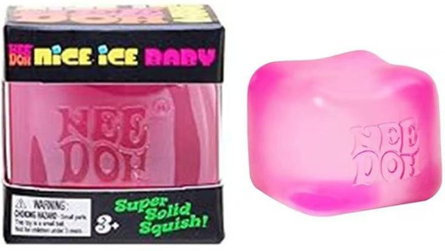 Schylling NeeDoh Squishy Würfel, Stressabbau Knet-Fidget Spielzeug, Sensorisches Dekompressions-Lernspielzeug - Bild 1
