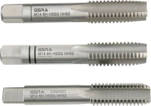 Bosch Handgewindebohrer metrisch M14 DIN 352 HSS in Silber, 3er-Set - Bild 1