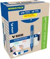 PILOT V-Board Master Whiteboard- und Flipchartmarker mit Bullet-Spitze in Blau - Bild 1