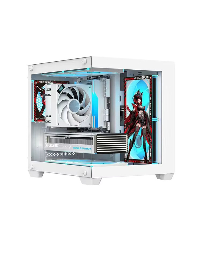 Cynzo DIY PC Gehäuse Lüfter Abdeckung für CPU Kühler und Luftkühlung, Dekorative Schutzabdeckung für 12 cm, 240 mm und 360 mm Lüfter - Bild 2