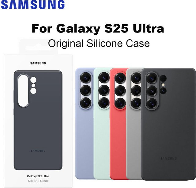 Samsung Galaxy S25 Ultra Silikonhülle in Schwarz - Bild 1