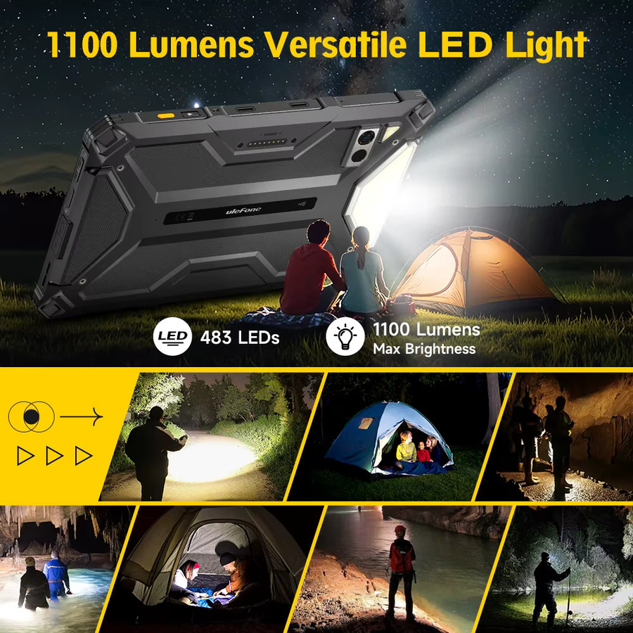 Ulefone Armor Pad 4 Ultra 5G Robustes Tablet mit Wärmebildkamera, 10,36 Zoll 2K Display, 16GB RAM, 256GB ROM und Android 11 - Bild 3