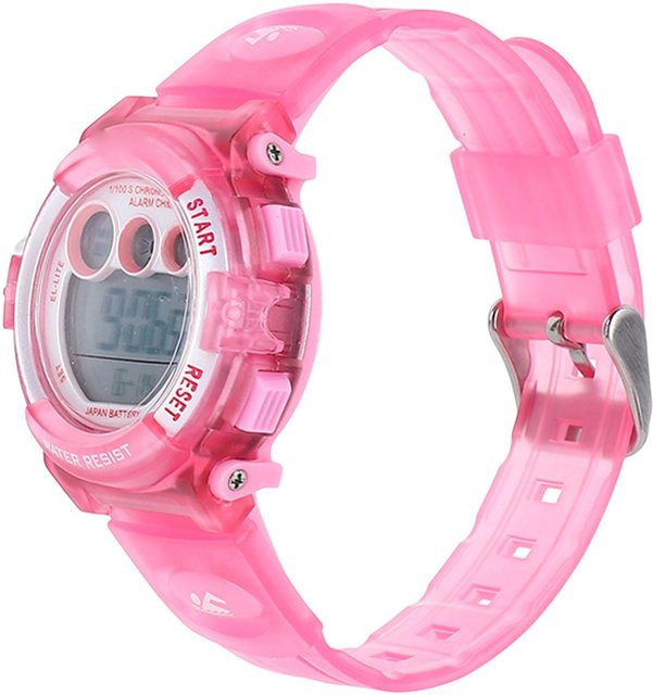 Neoglint Digitaluhr, Kinder, Kunststoff, pink, wasserresistent - Bild 1