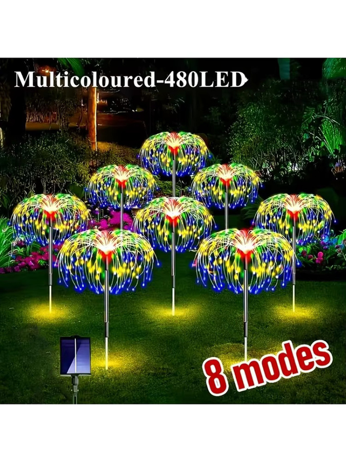 OKAL RED EAST Solar-Feuerwerkslichter LED-Gartenleuchten Multicolor modern - Bild 4