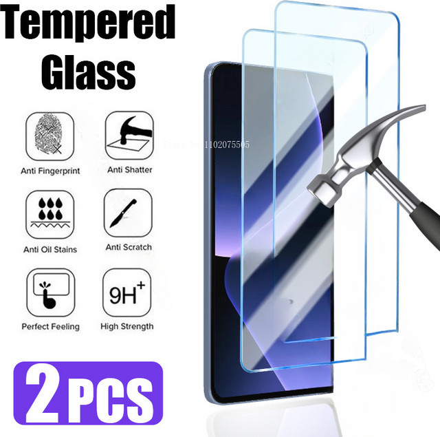 2 Stück gehärtetes Schutzglas aus transparentem Glas für Xiaomi Mi 13 12T 11T 10T Pro 5G 9T 11i 9 8 10 11 Lite 5G - Bild 1