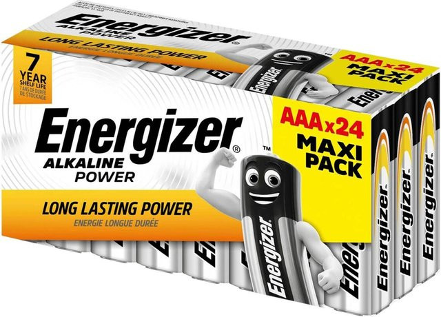Energizer Alkaline Power AAA Micro Batterien 24er Pack - Bild 1