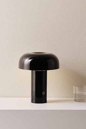 Jotex RAGGE tragbare Tischlampe in Schwarz, dimmbar mit LED und Akku - Bild 1