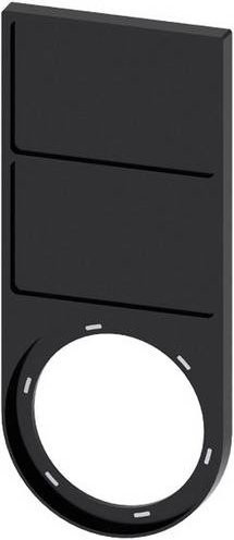 Siemens Schildträger 3SU1900-0BQ10-0AA0 Schwarz 10 Stück B: 27 mm, H: 17,5 mm - Bild 1