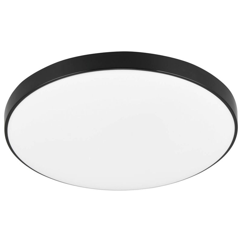 Reality LED Deckenleuchte aus Kunststoff in Schwarz für Küche, Flur oder Büro - Bild 2