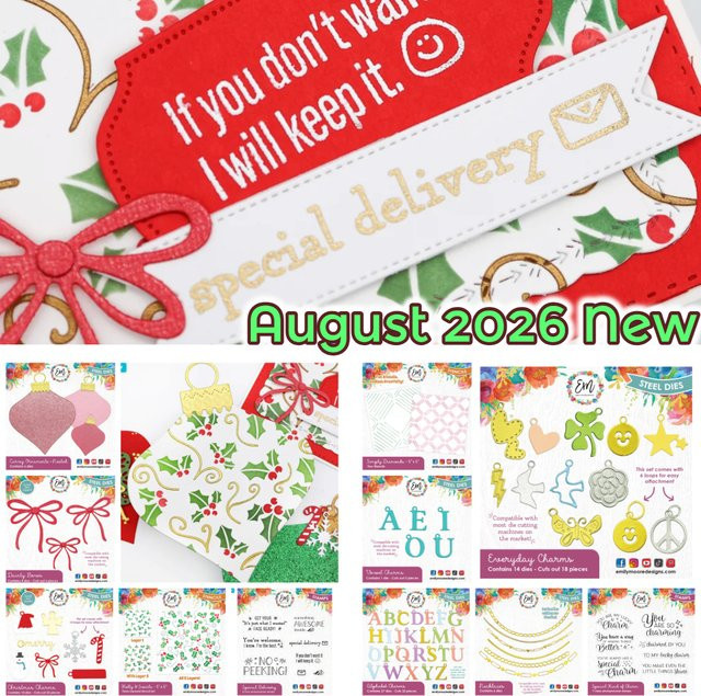 Weihnachts-Charm Stanzset aus Metall in Multicolour für DIY Scrapbook und Fotoalbum-Dekoration - Bild 1