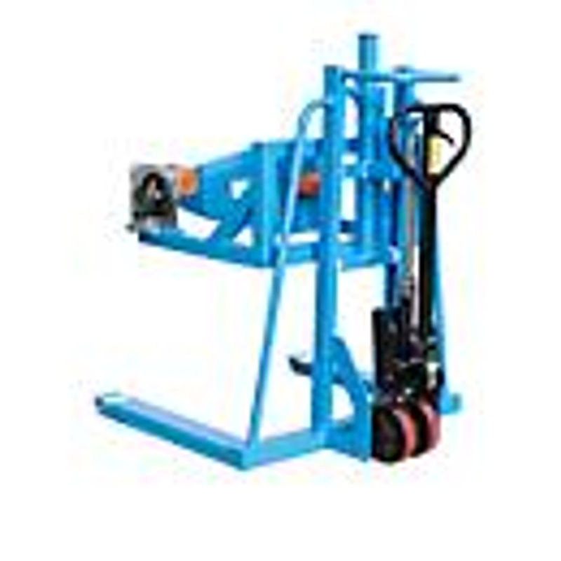 Bauer Südlohn Fassheberoller FHR 600 F aus Stahl in Blau, B/T/H: 112,5 x 120,0 x 133,0 cm - Bild 3