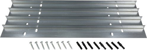 Sanotechnik Wand-Montagewinkel aus Metall in Chrom und Silber - Bild 1