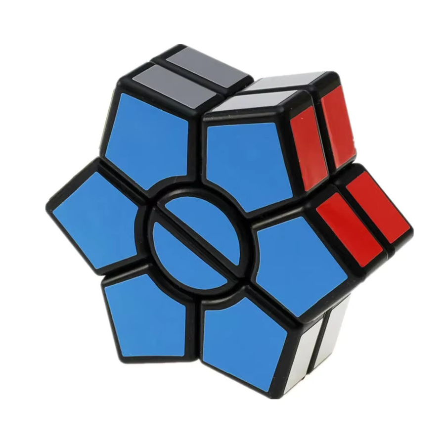 DianSheng 2-lagiger sechseckiger Zauberwürfel, Sternförmiger Puzzlewürfel, Lernspielzeug - Bild 2
