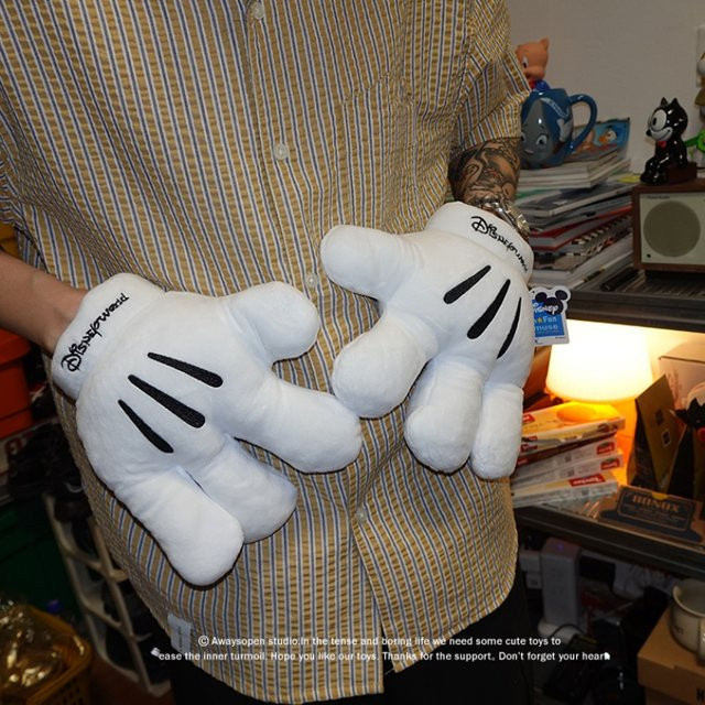 Disney Mickey Mouse Plüschhandschuhe, Puppenzubehör, Weiß - Bild 1