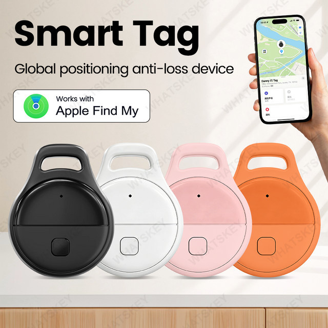 Peocke Mini Anti-Lost Tracker GPS Locator mit iOS Find My App Unterstützung in Weiß - Bild 1