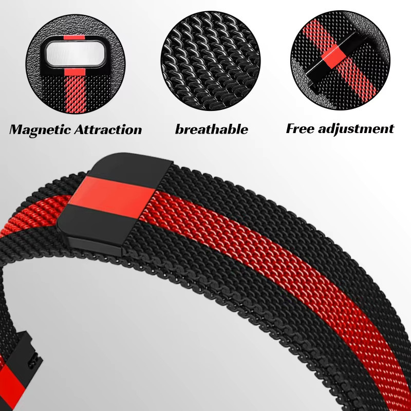 BUSKOZ Armband und Hülle für Huawei Fit3/Fit4/Fit4 Pro, Edelstahl, Bicolor, Unisex - Bild 4