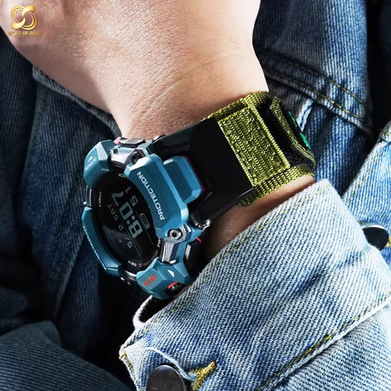 Casio Uhrenarmband, Textil/NATO, Schwarz, Herren - Bild 4