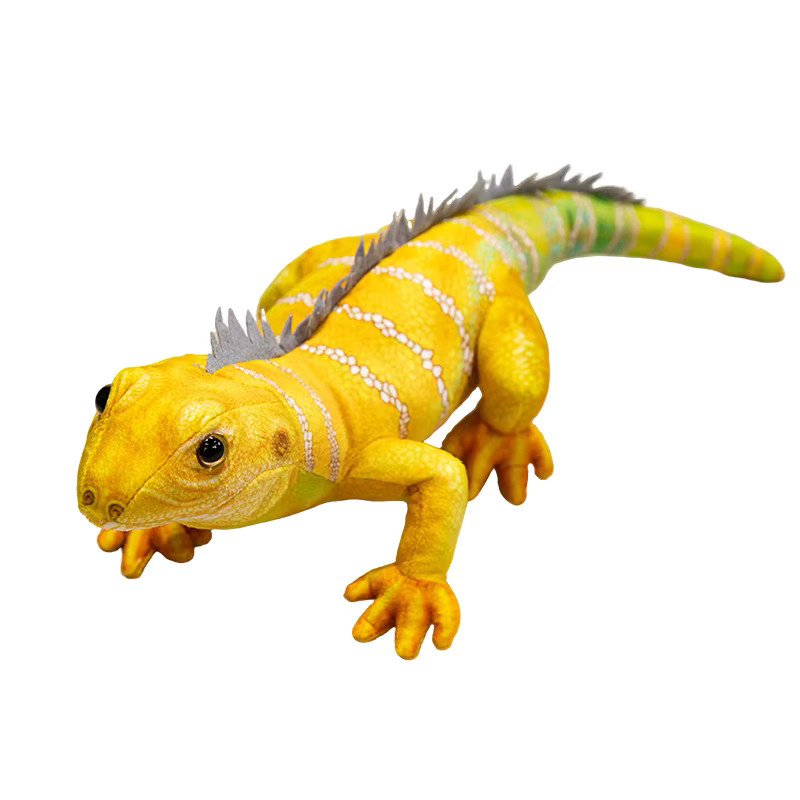 Reptilien-Drachen-Stofftier, Plüschtier, 50cm, Braun, Bunt / Mehrfarbig - Bild 4