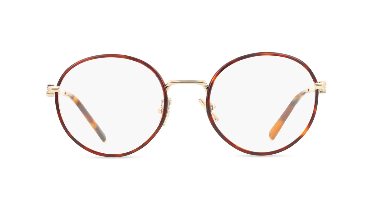 Miu Miu MU52XV Korrektionsbrille Damen, Vollrand, Rund, Metall, braun - Bild 1