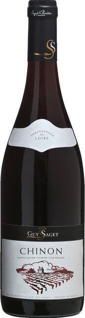 Vignobles Guy Saget Rotwein Chinon, Cabernet Franc, Loire, 2022, trocken, 0,75 l - Bild 1